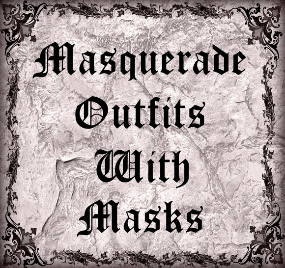 Masquerade Outfits With Masks Collection
