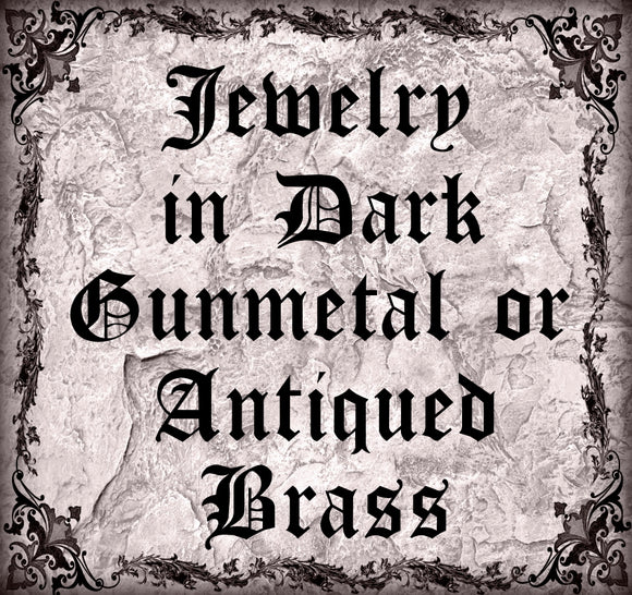 Gunmetal And Antiqued Brass Jewelry Collection