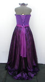 Halloween Purple And Pink Masquerade Dress Back View