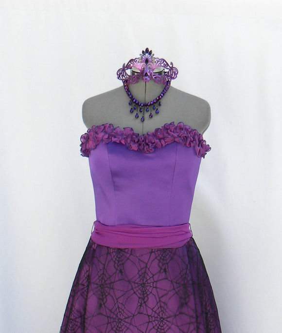 Halloween Purple And Pink Masquerade Dress