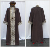 King Robe And Crown Costume Set In Plum Purple