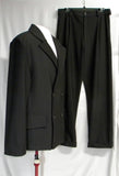 Black Pinstripe Jacket With Pants