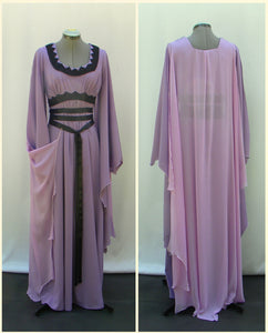 Lily Munster Dress In Matte Lilac