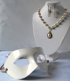 Masquerade Wedding Mask and Jewelry Accessories Set
