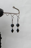Earrings Included With Black In Matte Necklace