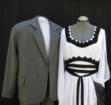 Lily Munster Couples Costume Set In Black & White