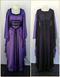 Lily Munster Deep Purple Dress Size MEDIUM