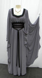 Lily Munster Dreary Dusty Lavender Cosplay Dresses With Necklace