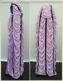 Lily Munster Purple Dress With Pink Cape Side And Back View
