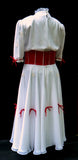 A Very Mary Holiday Candy Cane Outfit Blouse And Skirt Back View