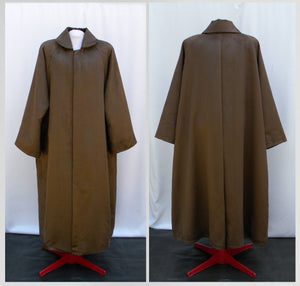 Men's Raglan Sleeved Brown Cosplay Coat