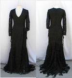 Tishy Witch Heavy Hollow Luxury Lace Dress