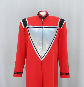 Men's Space Suit Costume In Red
