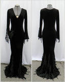 Tishy Witch Velvet Laced Bling Dress Size SMALL