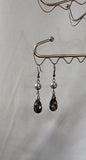 Earrings Included With Silver Nights Pearl Crystal Necklace