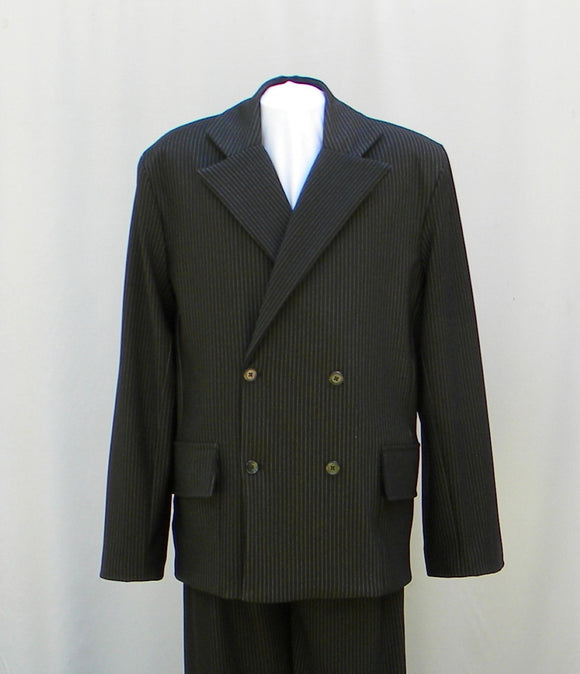Gangster Style Pinstripe Suit For Men