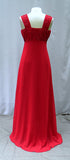 Red Beaded Cocktail Dress back